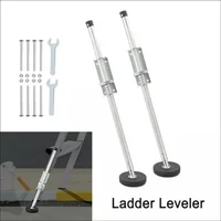 Adjustable Ladder Leveler Kit Extension Articulating Double Sided Step Ladders Anti-Slip Steel Rubber Feet Stabilizer 20 2