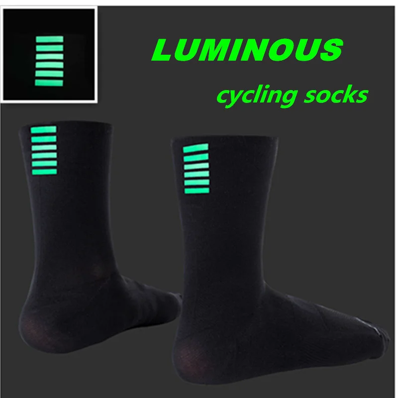 Luminous Men Quality Professional Brand Sport Pro Cycling Socks