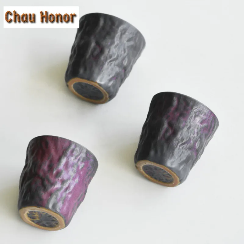 200ml Handcrafted Mountain Pottery Cola Mug Bubble Teacup Cold Hot Water Jug Hand Warmer Office Water Cup Tableware Ornaments