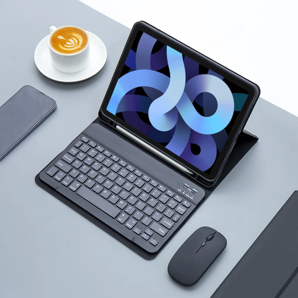 Magic Keyboard Wireless Mouse and Bluetooth Keyboard Case