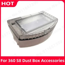 Dust Box For 360 S8 Sweeping Robot Vacuum Cleaner Filter Dust Bin Container With Filter Accessories