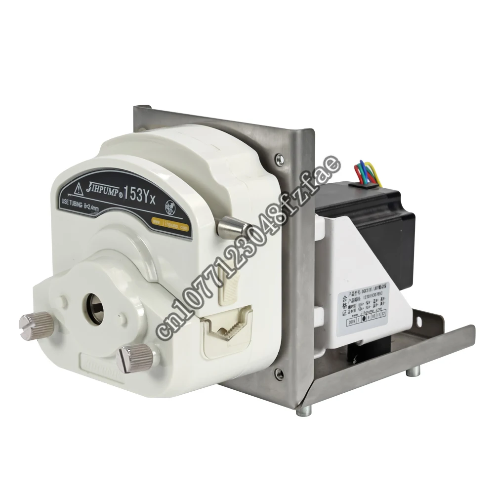 

JIHPUMP dc 24v 3000ml High Quality Small Mini Micro Easy Load oem Bracket Peristaltic Pump Water Liquid Dosing Hose Pumps