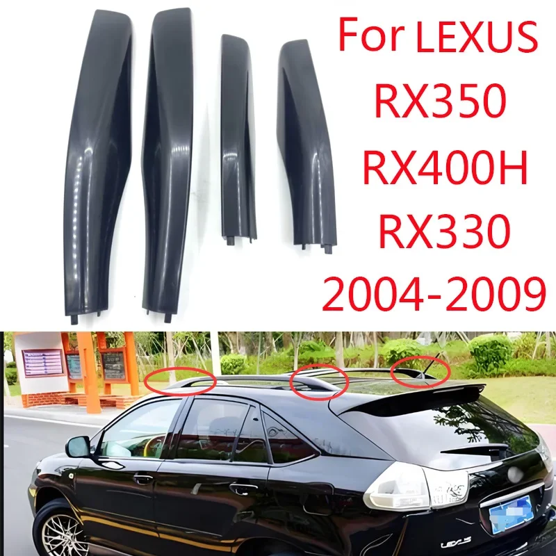 Car Exterior Parts Car roof rack rail cover end decorative cover housing replacement for Lexus