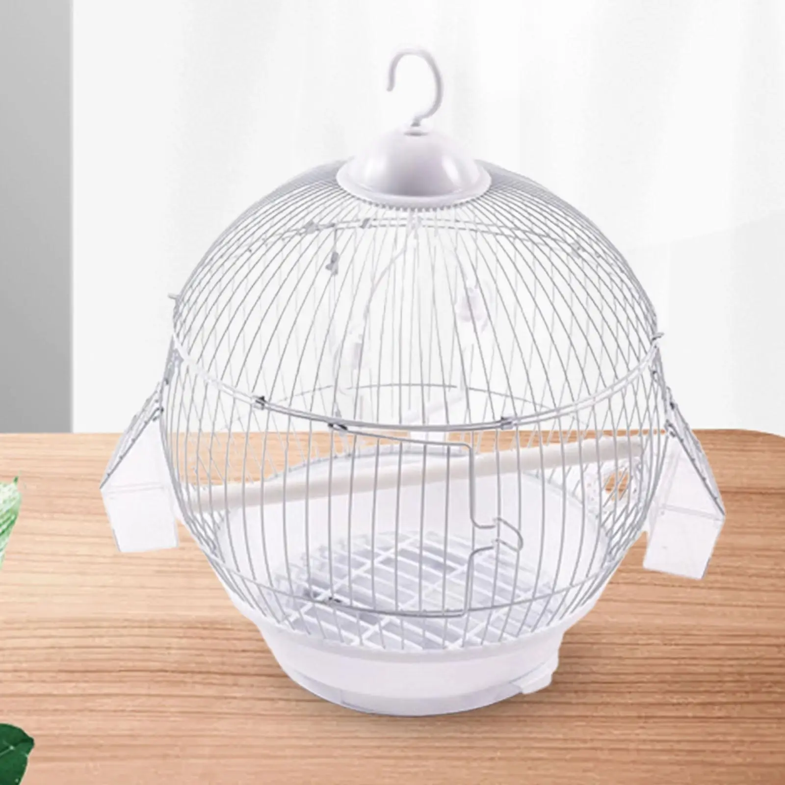 Hanging Cage Hanging Hook Metal Birdcage for African Grey Parrot Lovebirds