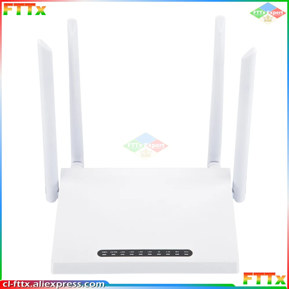100% New 9607C 5G XPON ONU Dual Band WIFI 2.4G&5G ONT ONU XPON English version