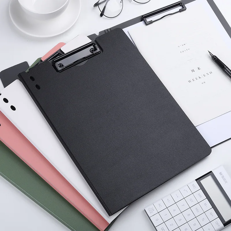 Horizontal/Vertical A4 File Folder Clipboard Writing Pad Board Test Paper Document Organizer School Supplies Office Stationary file folders