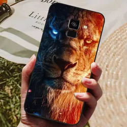 Sleek Black Silicone Phone Case - Soft TPU Protective Cover for A8 Plus 2018 (49)