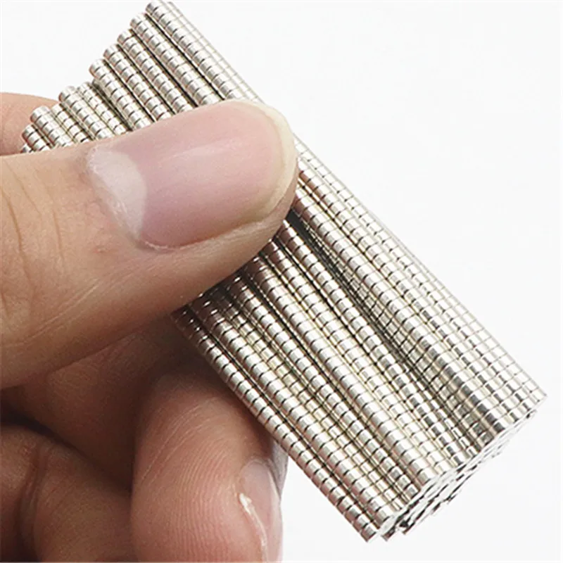 Small Round NdFeB Neodymium Magnet Powerful Rare Earth Permanent Jewelry  Magnets for DIY 1*1 2*1 3*1 4*1 5*1 6*1 3X2 2X2 4X2