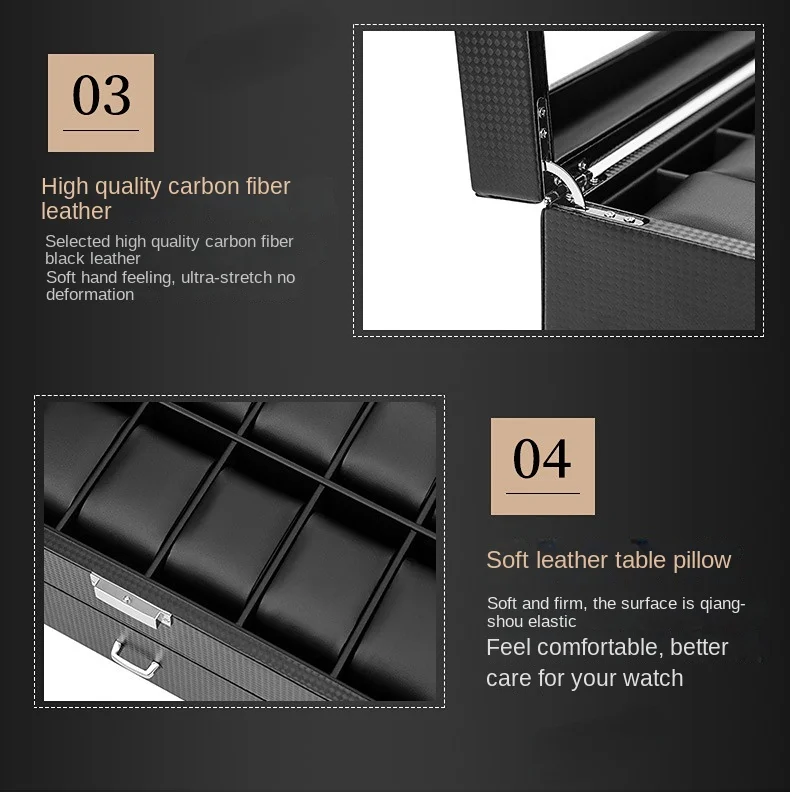 Luxury Wooden Watch Organizer Box with Automatic Watchwinder Stand – Multi-Slot Jewelry... - SKU JDC02145 - UGI Packaging