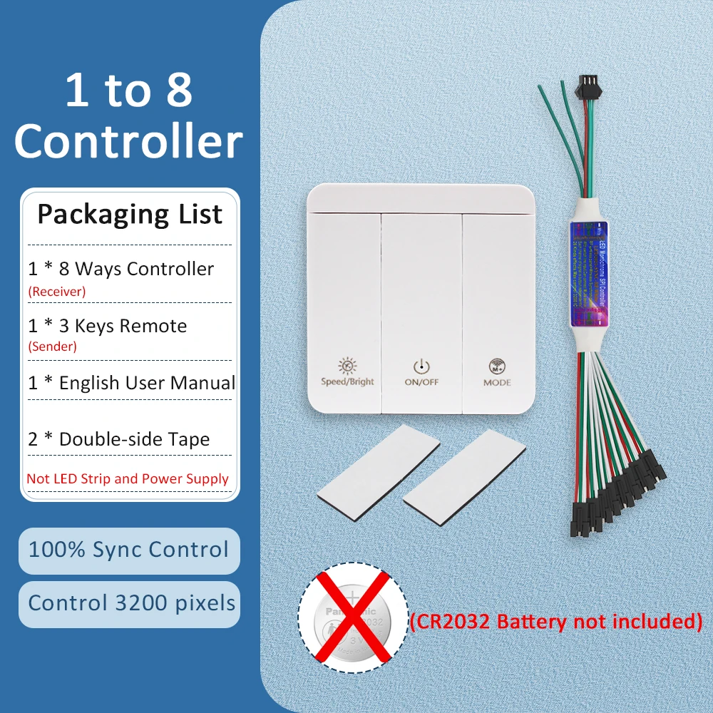 1to 8 Controler Only