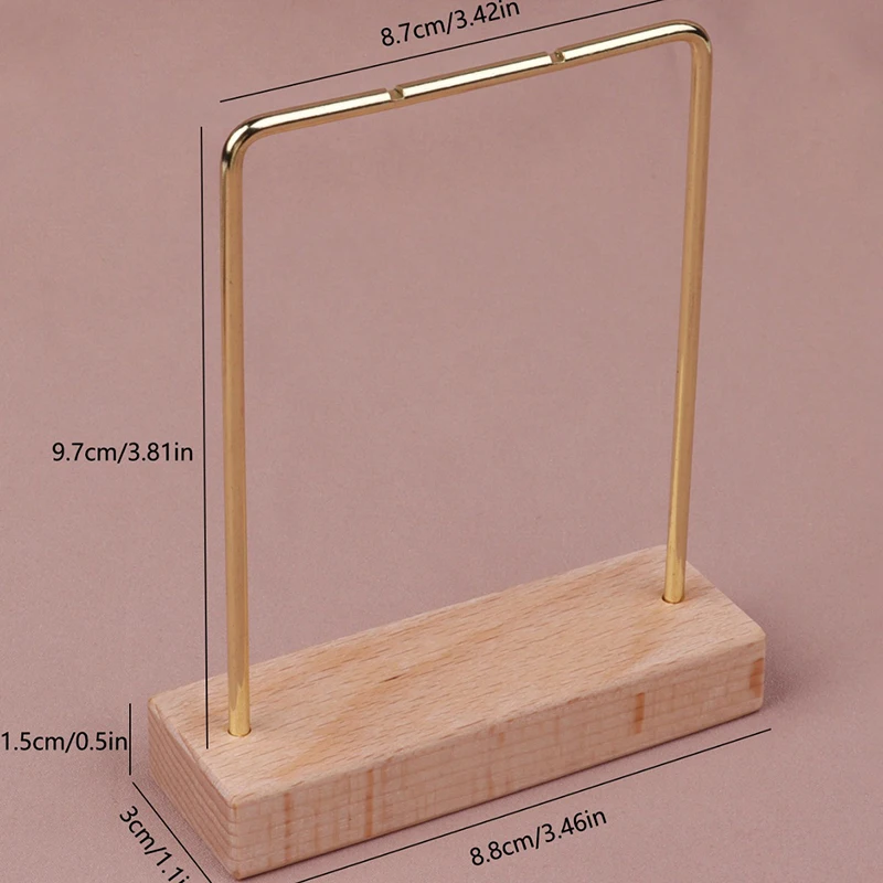 Elegant Wooden Jewelry Organizer Stand for Bracelets, Earrings, and Necklaces - Chic Home Decor and Photography Prop