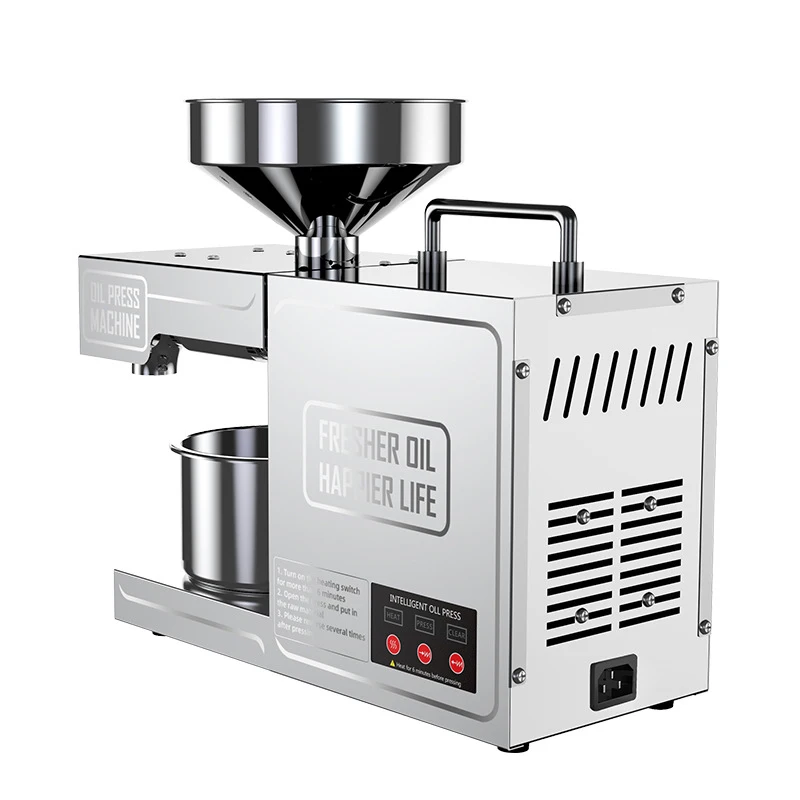 B03 Intelligent Oil Press 3-6KG/H Stainless Steel Household Oil Press Fully Automatic Small Edible Oil Processing 4