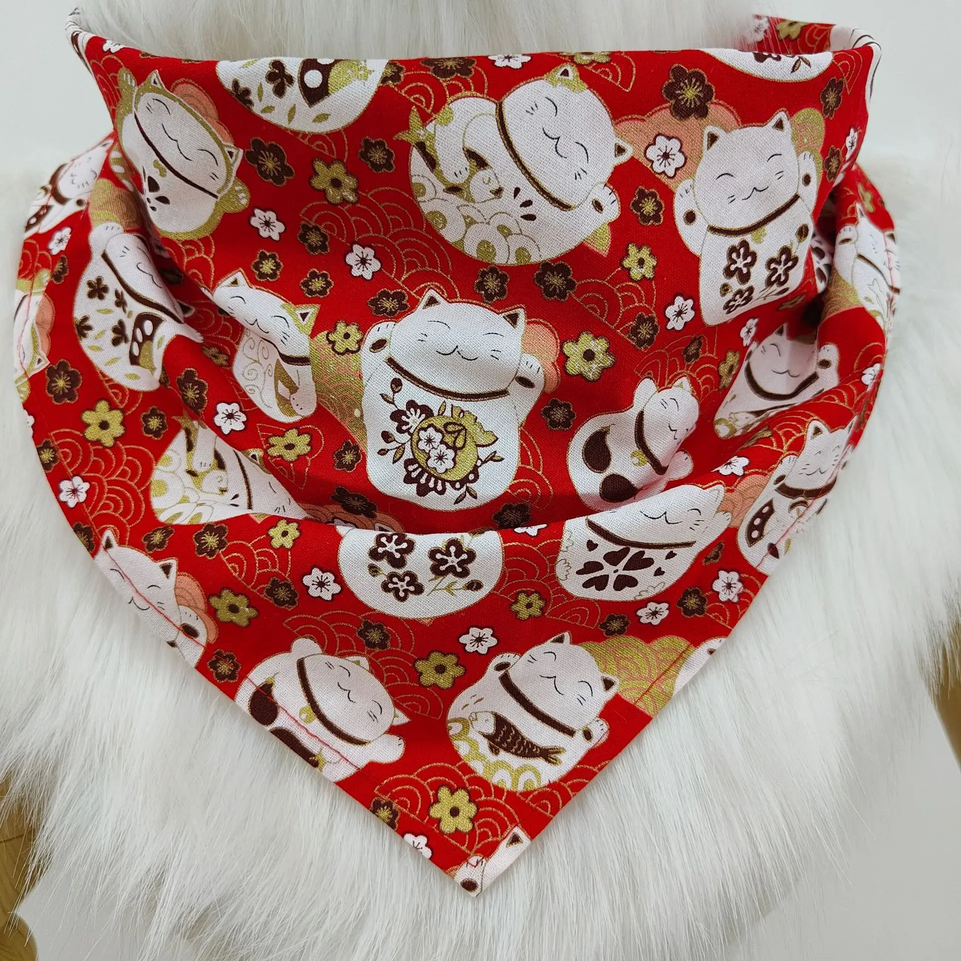 Kig Fursuit Furry Cosplay Props Decors Bibs Burp-cloth Pet Poppy Cat Animal Kawaii Cute Kigurumi Accessories Halloween Party