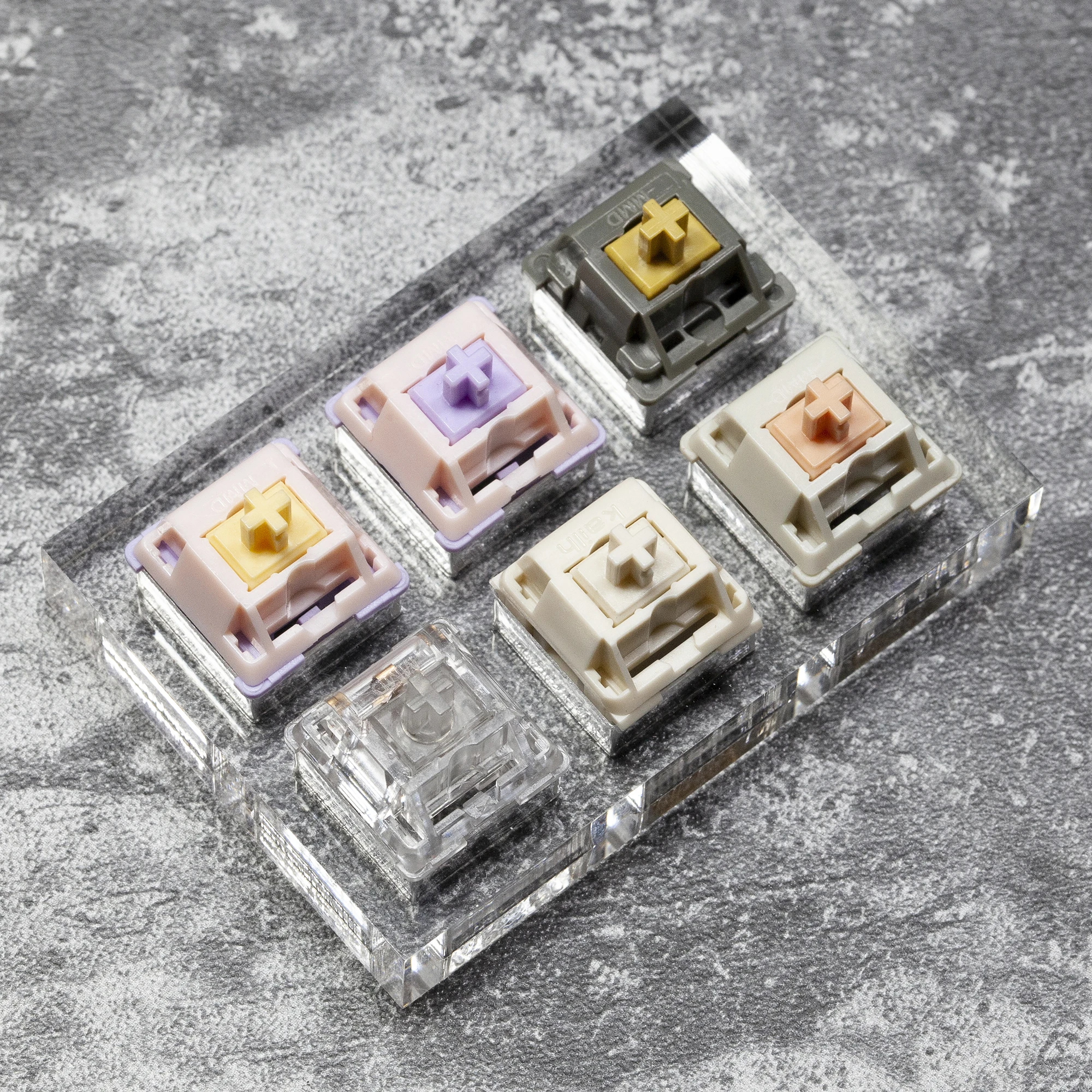 Acrílico Interruptor Tester para Teclado Mecânico Princesa Tátil Linear ht Fairy Cream Santo Panda