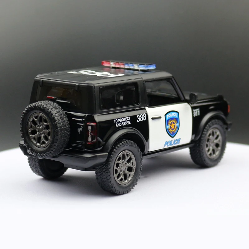 New Ford F150 Raptor Bronco Alloy Car Model Diecast Metal Police Off-road Vehicle Car Model Simulation Collection Childrens Gift 6