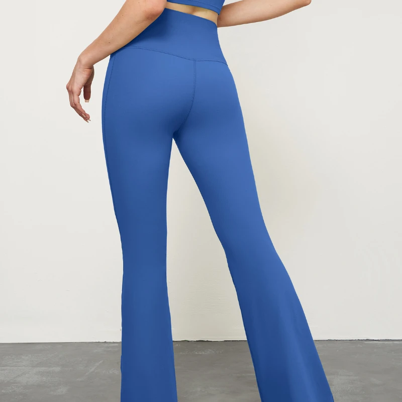 High Waist Tummy Control Running Leggings  Stylish and Sexy Wide Leg Yoga Pants for Women