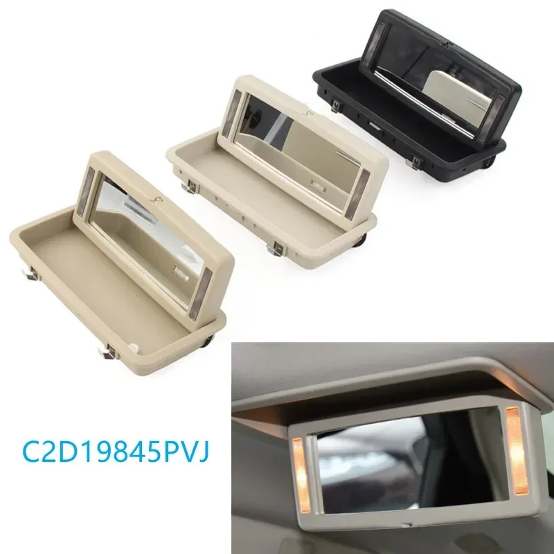 

C2D19845PVJ Rear Row Ceiling Reading Lamp Vanity Makeup Mirror With Lights For Jaguar XJ 2010-2019