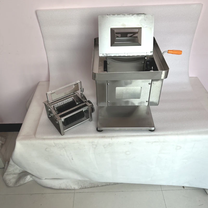 Commercial Automatic Chicken Breast Fresh Pork Beef Meat Slicing Cutting Machine Fresh Meat Shredding Slicing Machine 4