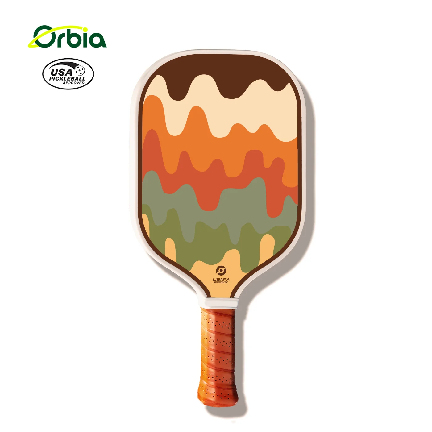 Orbia Sports USAPA Compliant Pickleball Paddle Sets 4 Balls 2 Paddles Glass Fiber Honeycomb Core With Net Bag Gift Kit