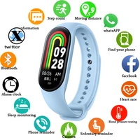 M6 Smart Watch Color Screen Step Counting Multi Sport Fitness Mode Message Reminder Photography Music Remote Control Smart Band 1