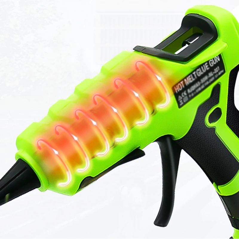 Cordless Hot Glue Gun for Makita 18V Battery Glue Stick Set for Arts DIY Electric Hot Melt Gun Repair Tool with 30pcs 7mm