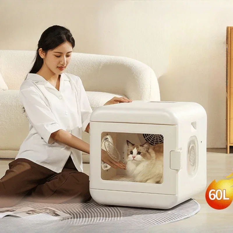 Pet hair dryer hair dryer household pet drying box water blower blowing box cat & dog dryer intelligent drying sterilizable dog dryer machine