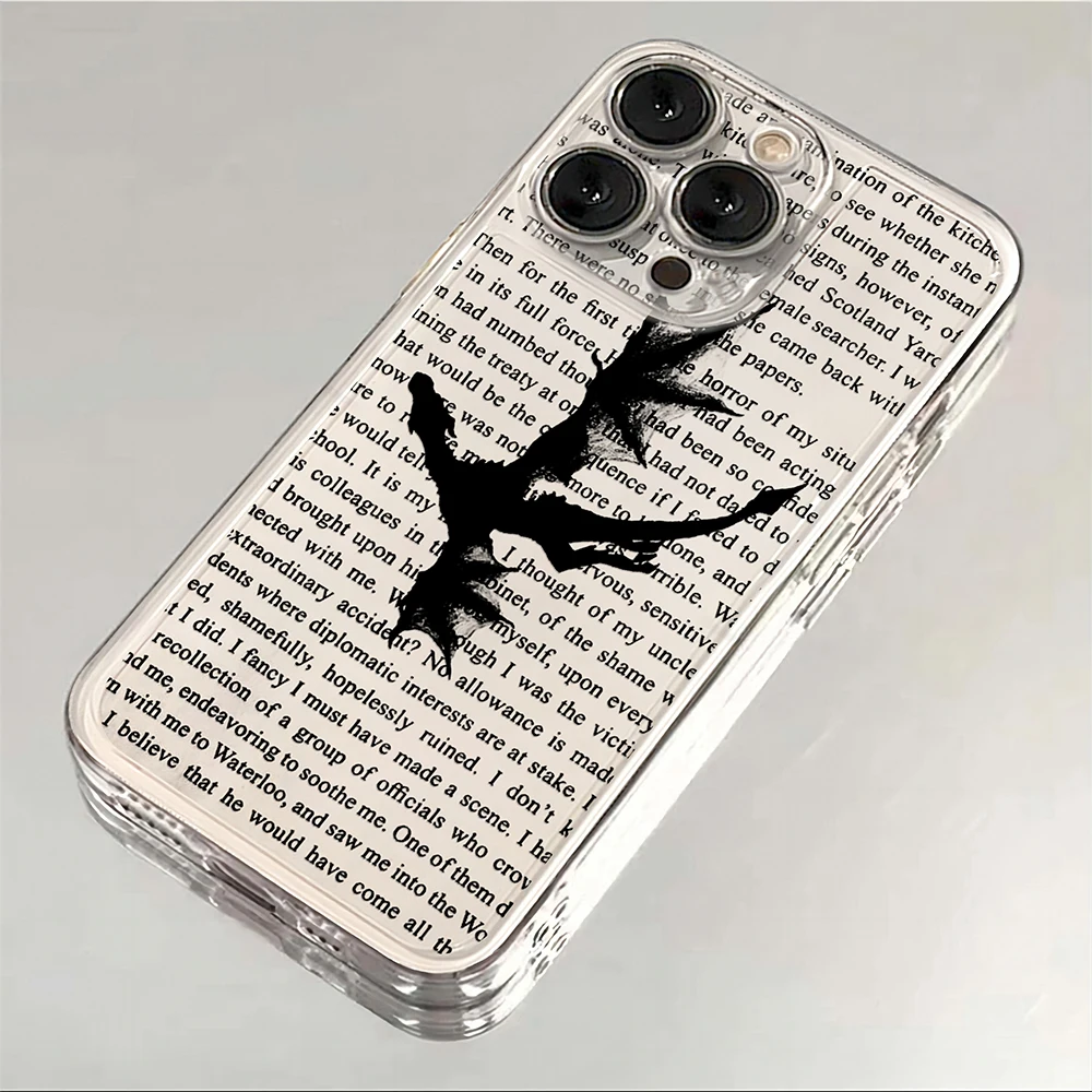 Luxury Dragon Wing Soft TPU Phone Case with Elegant Design