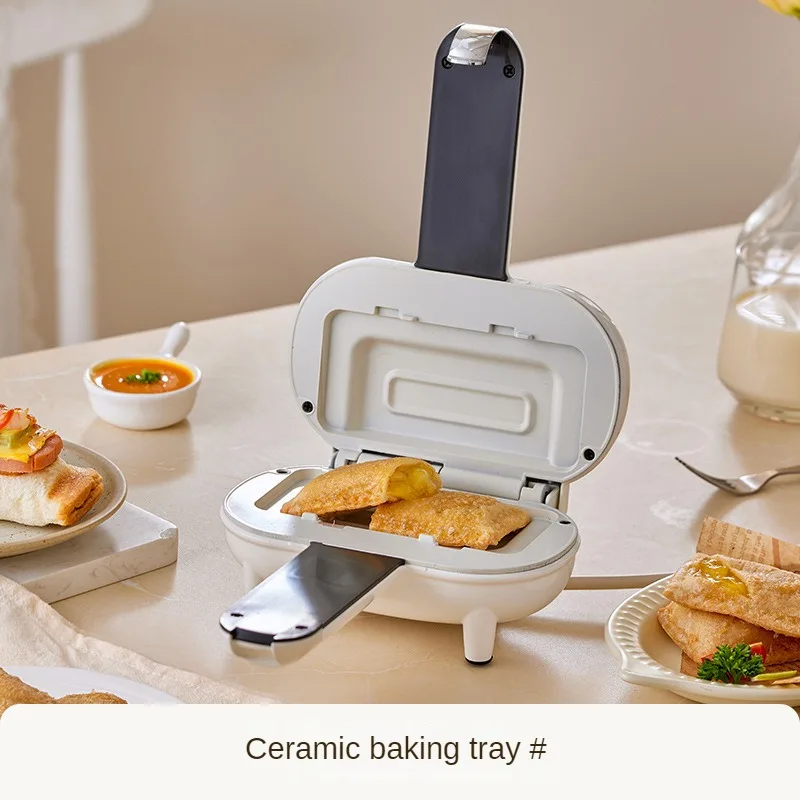 220V Electric Sandwich Maker for Home Use-Perfect for Toasts Panini Maker Household Multifunctional Cake Bread Baking Machine