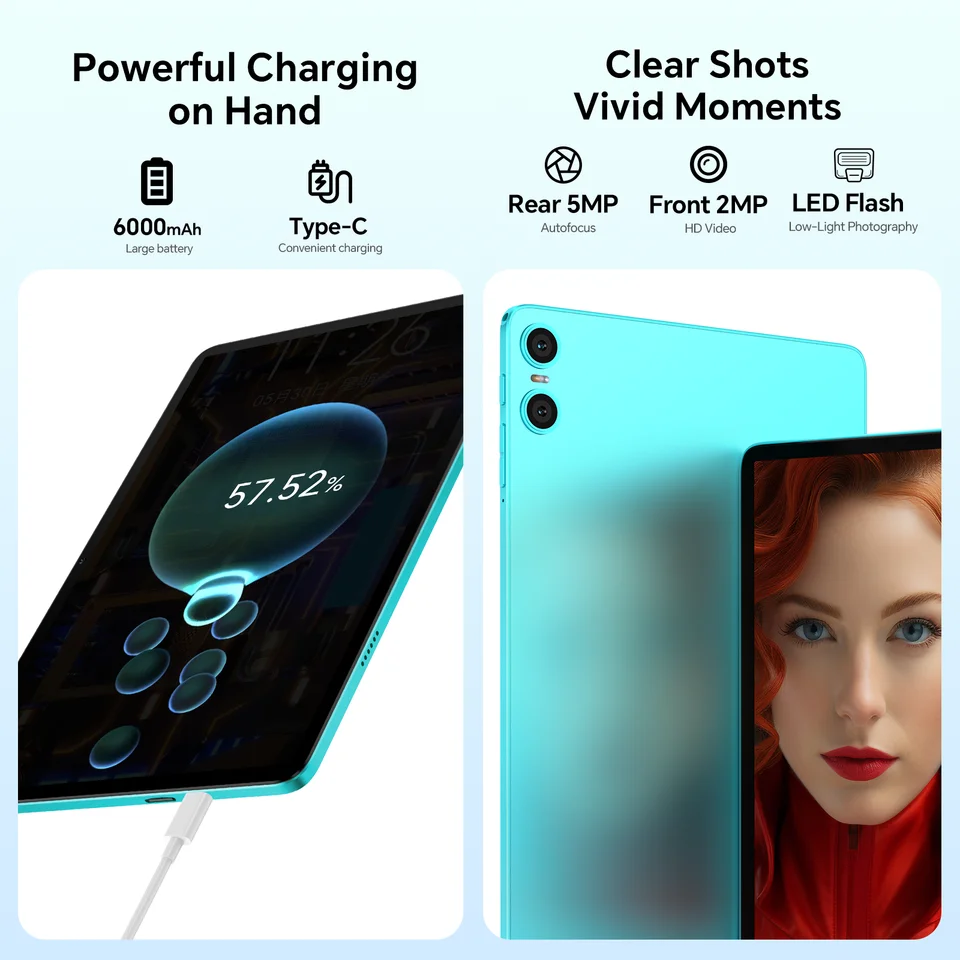 Teclast P33 Android 15タブレット 10.1インチ 1280x800 IPS A333 5