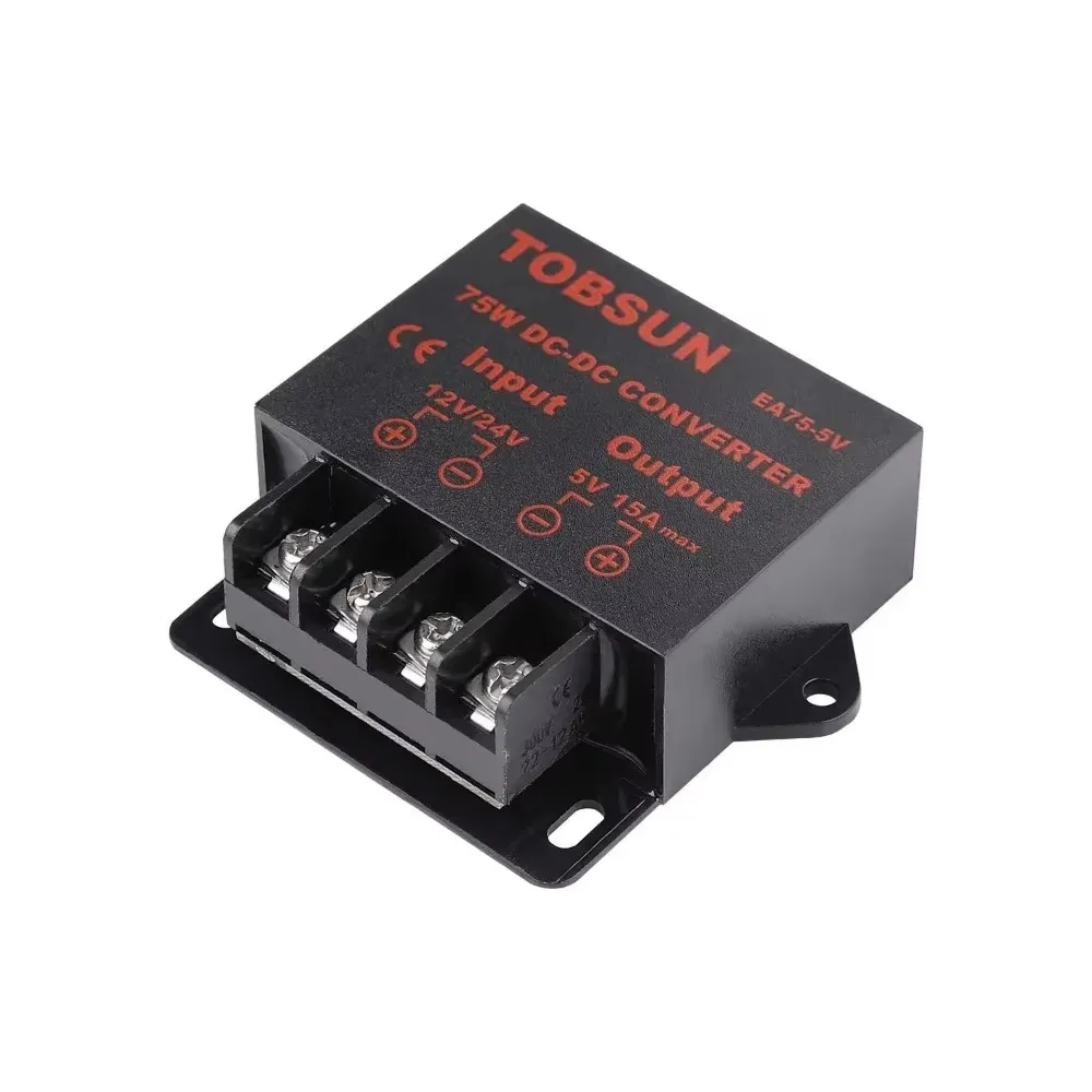 차량용 전압 조정기 모듈, DC 컨버터, 스텝 다운 감속기, 12V, 24V, 5V, 24V, 5V, 3A, 5A, 10A, 15A