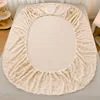 1pc Elastic Fitted Sheet Velvet Bedsheet Skin-friendly Bed Cover fundas de colchón Winter Mattress Protectors (No Pillowcase) 6