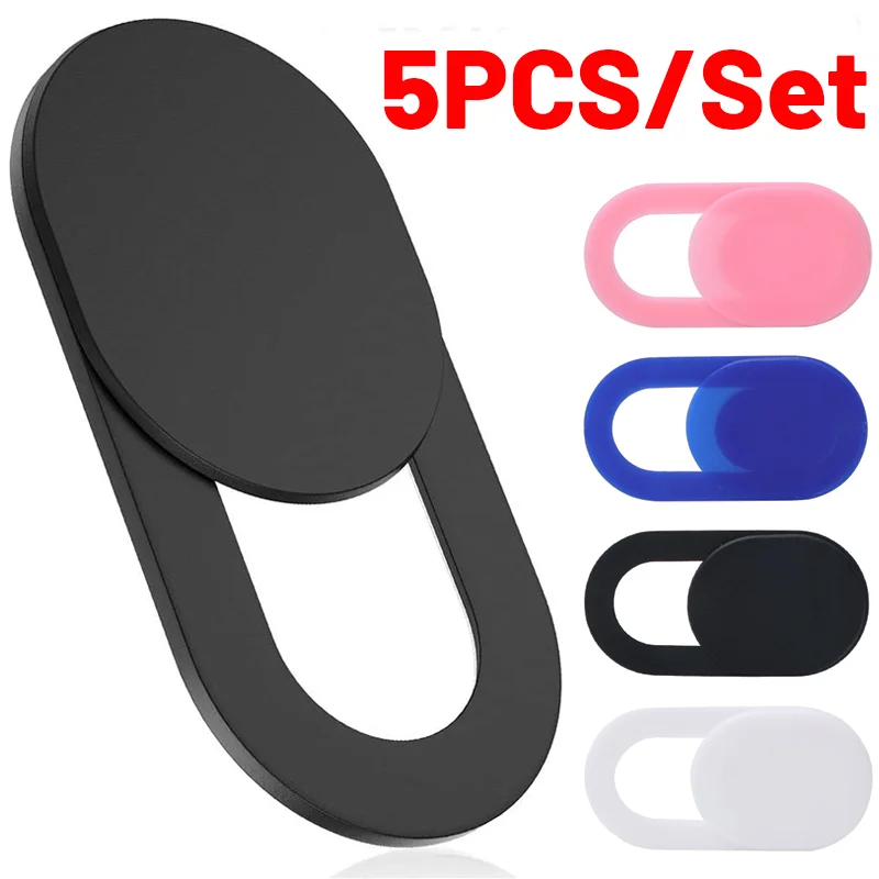 5Pcs Universal Webcam Cover Protettiva Anti Spy Slider Camera Protector Per Ipad Laptop Macbook Phones Lens Privacy Sticker