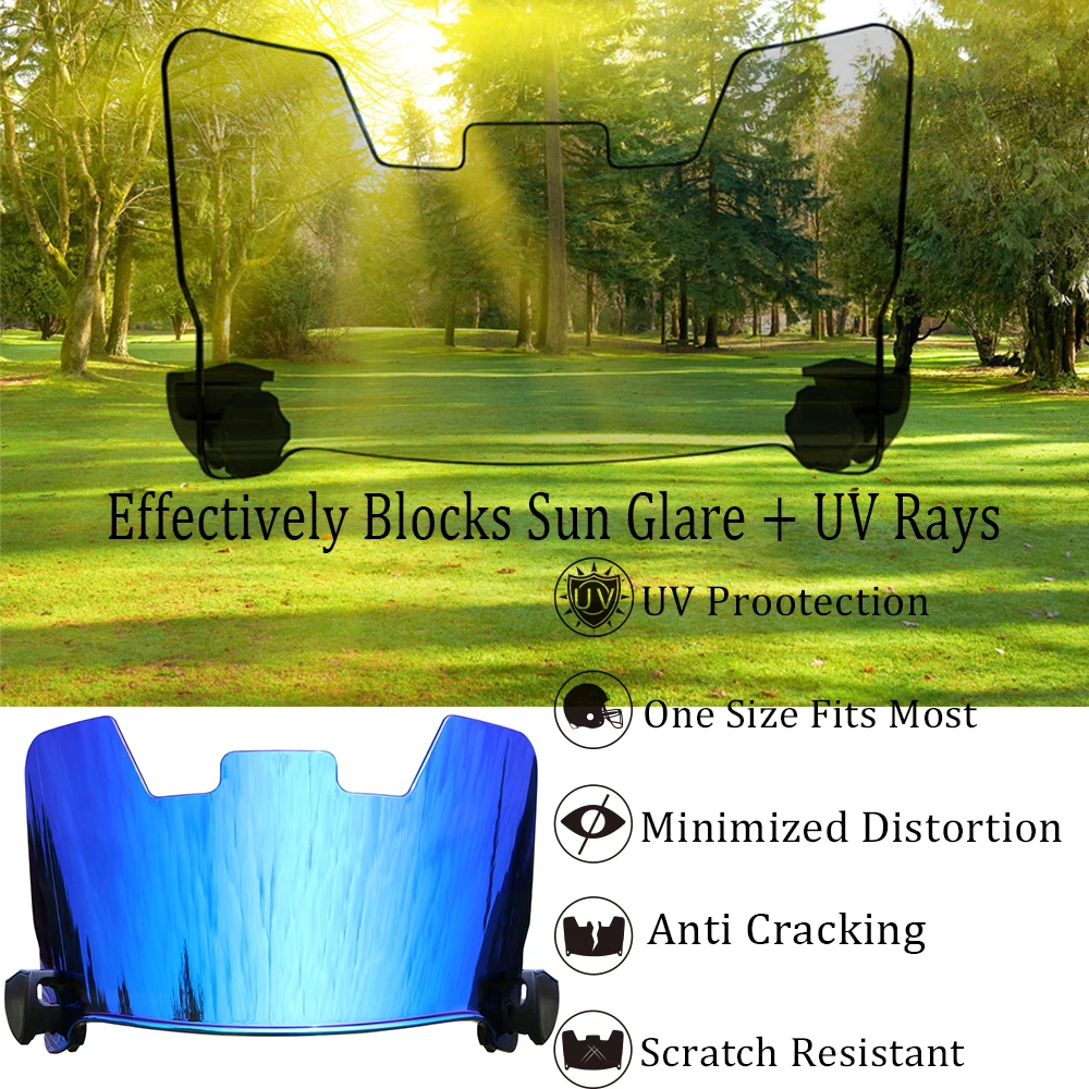 Football Visor Universal Fits Kids Youth and Adult Helmets Eye Protection