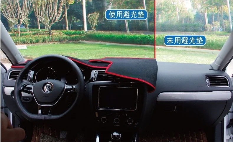 For MG ZS MGZS Car Dashboard Cover Mats Sun Shade Avoid Light Pad Carpets Anti-UV Case 2017 2018 2019 2020 2021 2022 Accessories