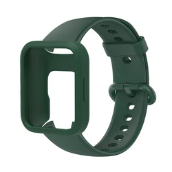 High-Quality Soft and Durable Silicone Wristband with Protective Watch Case for Redmi Watch 2 (03)