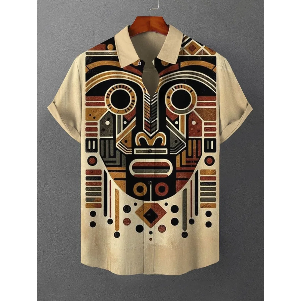 Men's Casual Shirt Hawaiian Shirt Men Summer 3d Print Casual Short Sleeved Shirt For Men Clothing Breathable Shirts