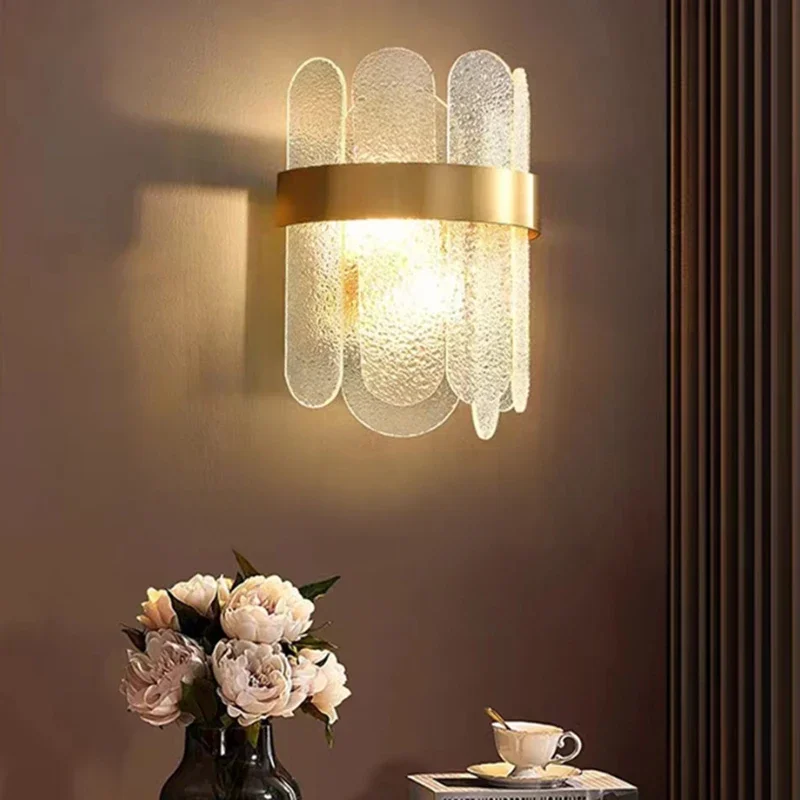 

LED Wall Light Modern Luxury Bedroom Bedside Sconce Wall Lamp Aisle Hallway Stair Corridor Decoration Indoor Lighting