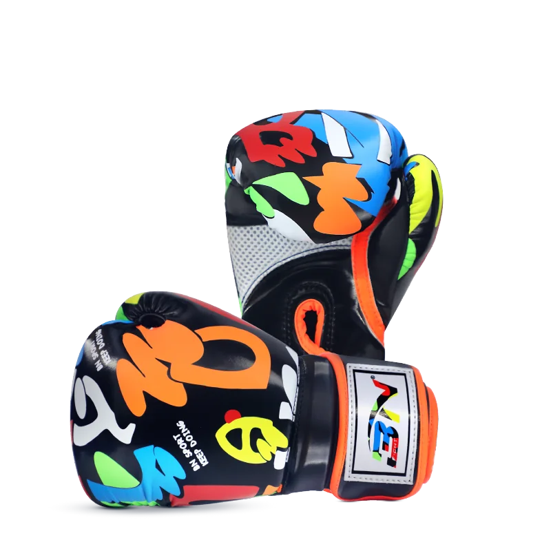 BN 6OZ Kids MMA Muay Thai Boxing Gloves Boy Girl Kickboxing Sparring Martial Arts Punch Training Mittens DEO