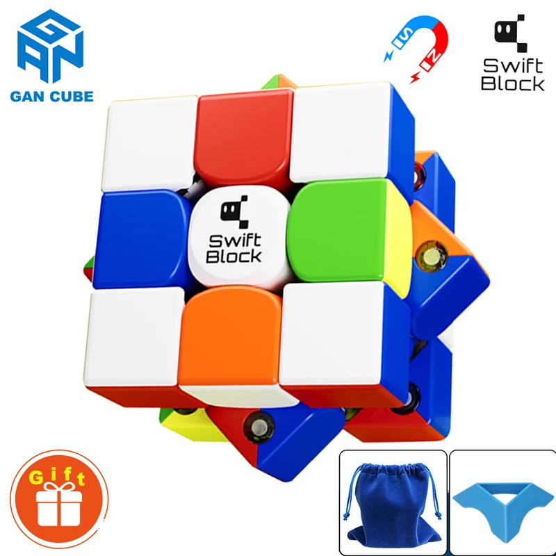 GAN Swift Block 355S 3x3 Magic Cube 3×3 Speed Puzzle 3X3X3