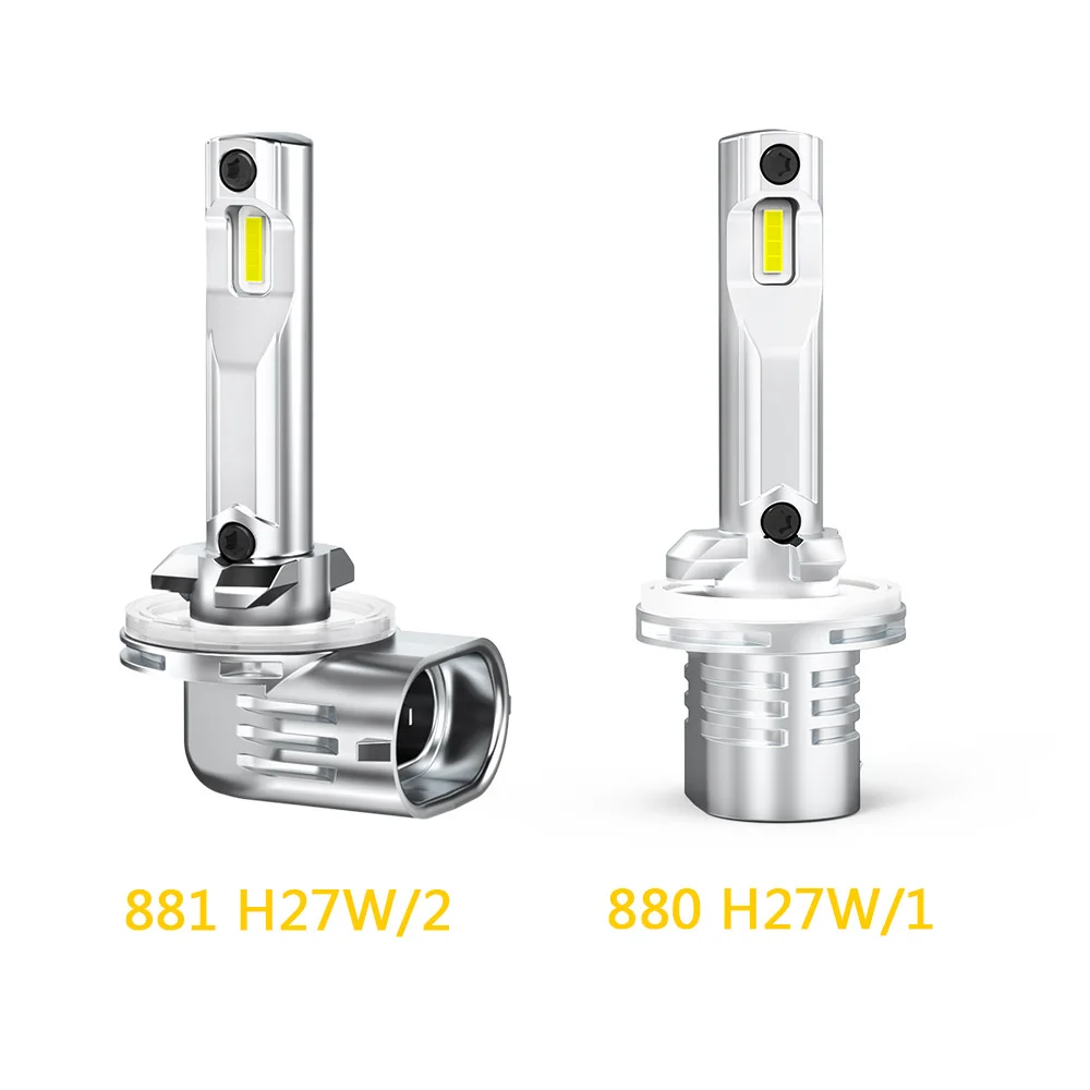 Led bulb led fog light led light fog and headlight bulbs AUXITO 2Pcs 881 H27 LED Fog Light Bulbs Canbus 6500K White Car H27W/2 880 H27W/1 Fog Driving Lamp DRL Waterproof