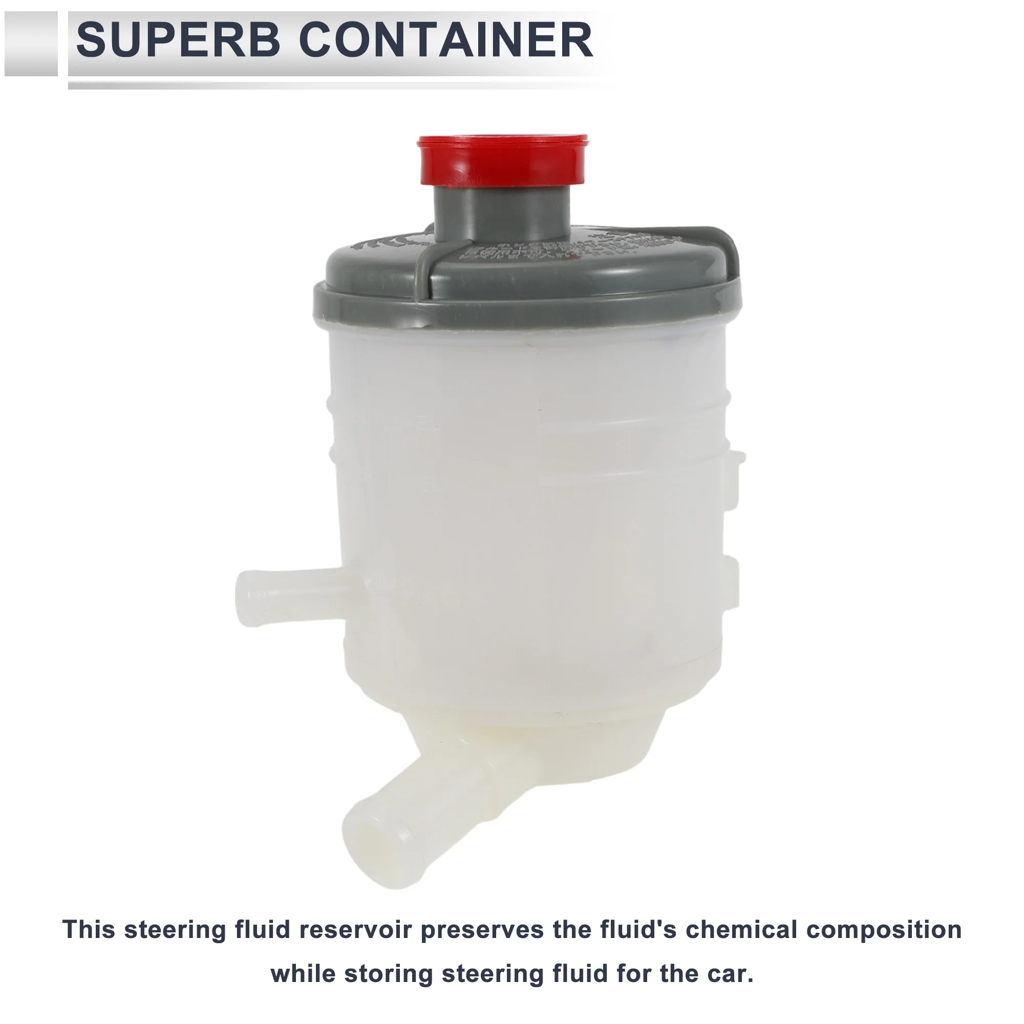 UXCELL Power Steering Reservoir for Honda Civic 2006 2007 2008 2009 2010 2011 No.53701SNAA01 1 Pc White