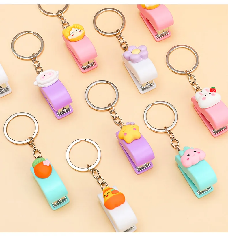 Mini Agrafeuse Mignonne Beige - Portable, Pour Bureau, école, Créativité - Design Fun Et Pratique