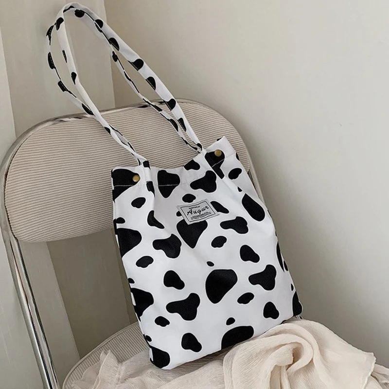

Shoulder Bags For Women Korean Version Cow Butterfly Printed Shoulder Bag Student Retro Canvas Bag Shoulder Bags For School сумк