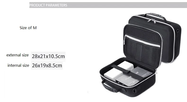 Tamanho grande, Armazenamento Digital, Projetor Box para VR Drone, 3.5 