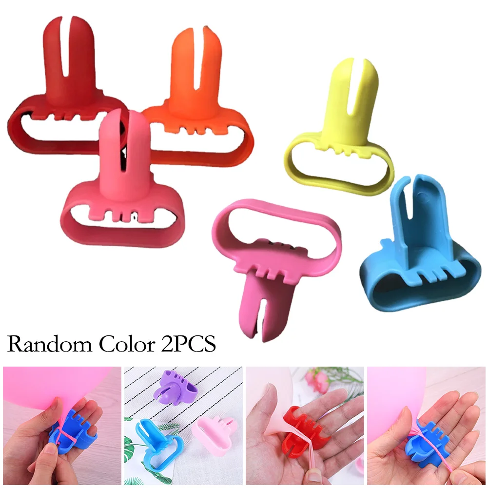 2PCS Latex Balloon Knotter Balloon Accessories Wedding Supplies Quick Balloons Knotter Knot Tying Balloon Tie Party Tools