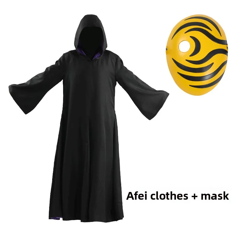 Naruto-Inspired Akatsuki Cloak Cosplay Costume for Men