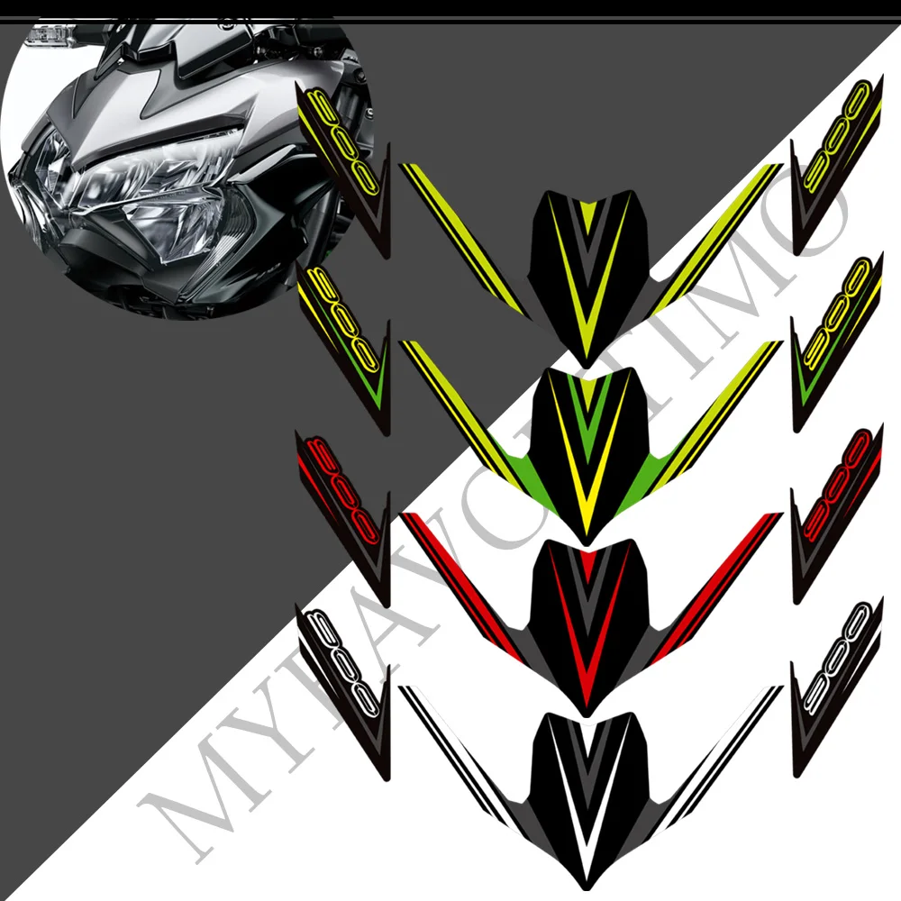 2015 2016 2017 2018 2019 2020 2021 Motorcycle Front Fairing Fender Stickers Decals For Kawasaki Z 900 Z900