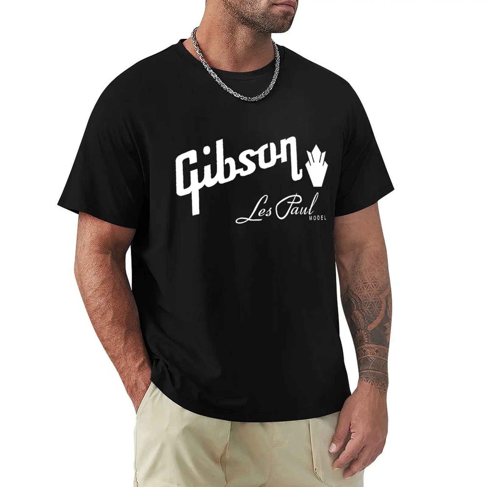 Gibson Les Paul Guitar Music Rock T Shirt Harajuku Maglietta A Maniche Corte Maglietta Grafica In Cotone Top