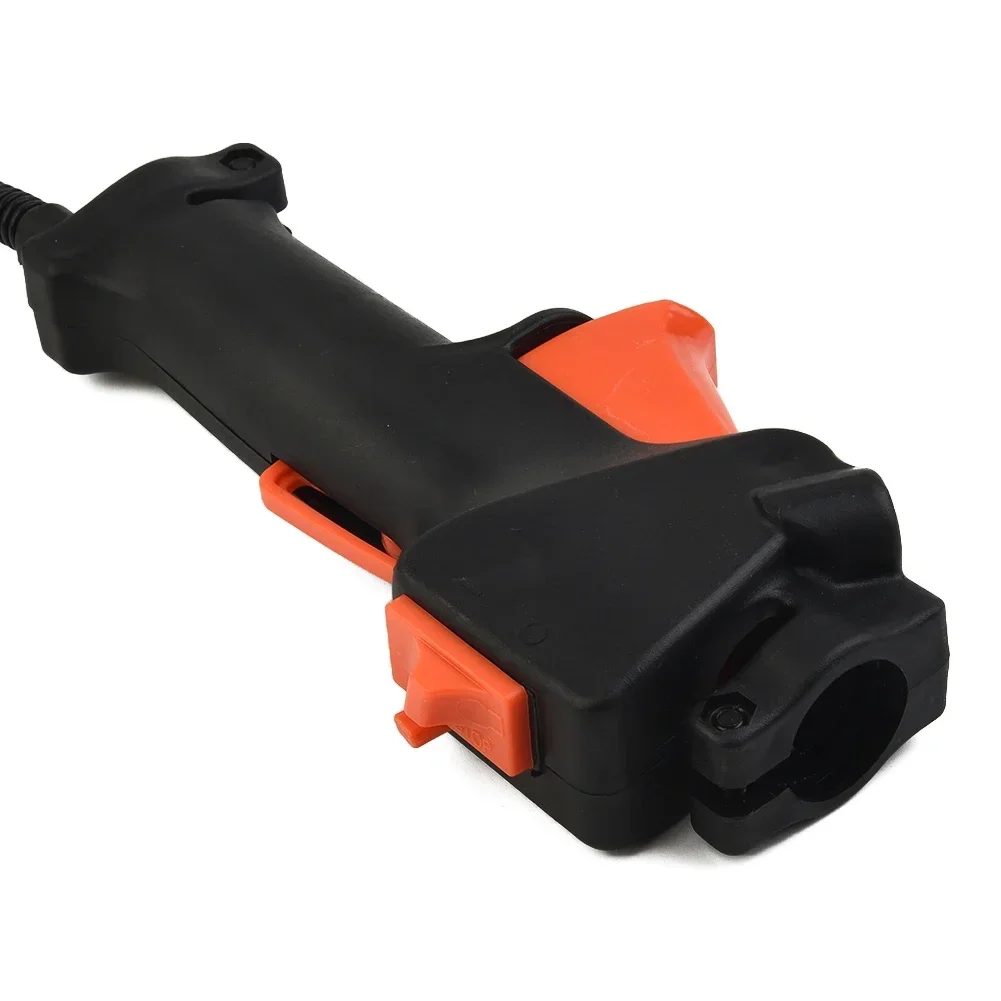 Replacement Throttle Cable Handle Trigger Switch Orange for Multi Tool Brush Cutter with 26mm Pipe (Includes 1 Switch)