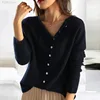 2024 Spring Autumn Knitted Sweater Women Vintage Single-breasted Cardigans For Women Basic Knitwear Small Coat 2